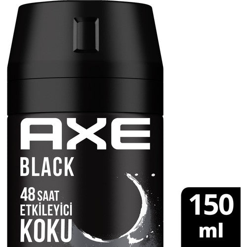 Axe Erkek Sprey Deodorant Black 48 Saat Etkileyici Koku 150 ml