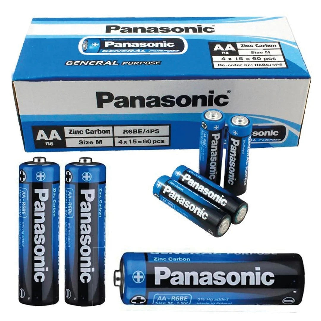  Panasonic R6 AA Kalem Pil 60'lı Paket